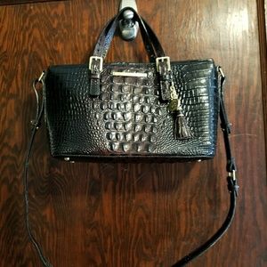 Brahmin Brown Crocodile Handbag